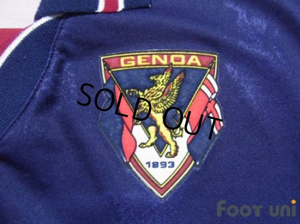 Photo6: Genoa 1994-1995 Home Shirt #11 (6)