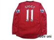 Photo2: Manchester United 2012-2013 Home Authentic Long Sleeve Shirt #11 Giggs w/tags (2)