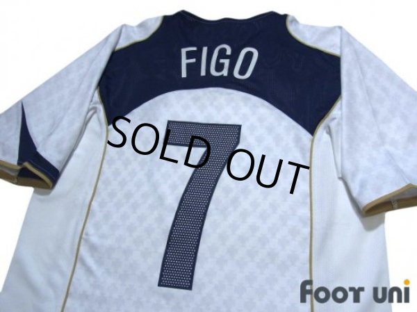 Photo4: Portugal 2004 Away Shirt #7 Luis Figo (4)