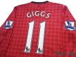 Photo4: Manchester United 2012-2013 Home Authentic Long Sleeve Shirt #11 Giggs w/tags (4)