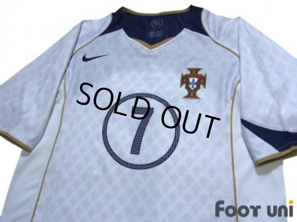 Photo3: Portugal 2004 Away Shirt #7 Luis Figo (3)