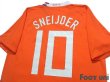 Photo4: Netherlands Euro 2008 Home Shirt #10 Sneijder (4)