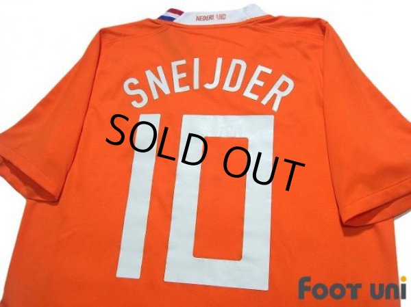 Photo4: Netherlands Euro 2008 Home Shirt #10 Sneijder (4)