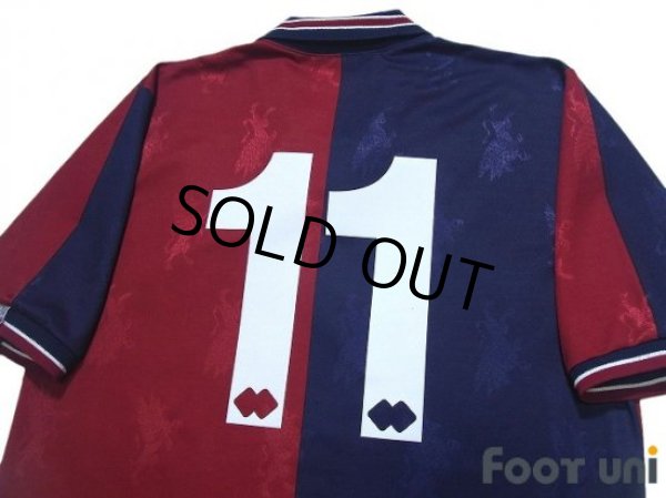Photo4: Genoa 1994-1995 Home Shirt #11 (4)