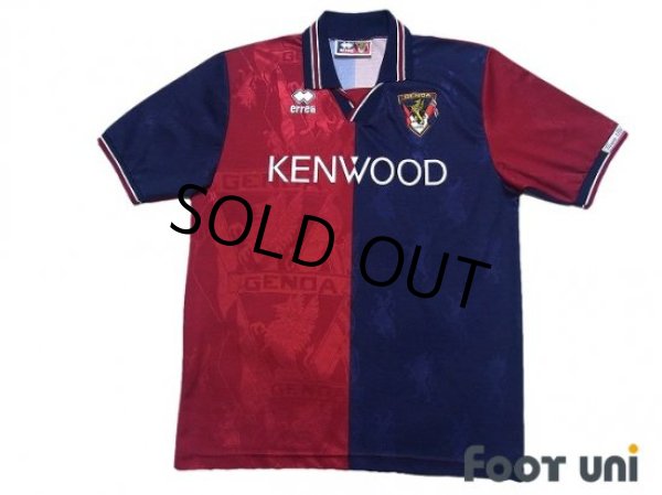 Photo1: Genoa 1994-1995 Home Shirt #11 (1)