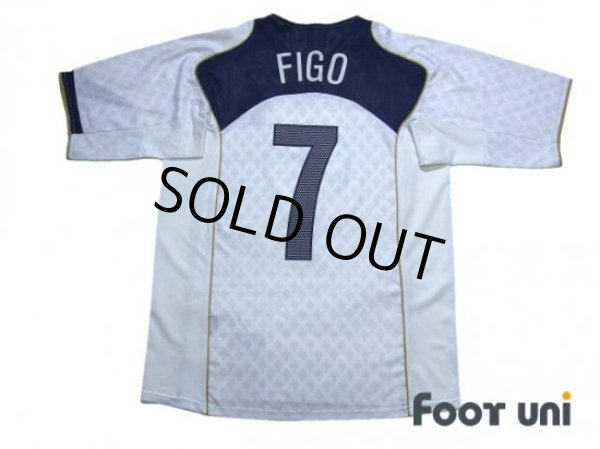 Photo2: Portugal 2004 Away Shirt #7 Luis Figo (2)