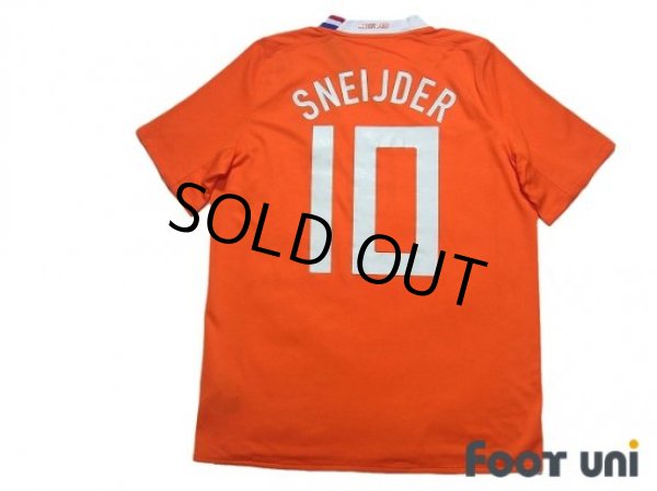 Photo2: Netherlands Euro 2008 Home Shirt #10 Sneijder (2)