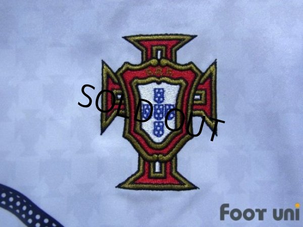 Photo6: Portugal 2004 Away Shirt #7 Luis Figo (6)