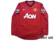 Photo1: Manchester United 2012-2013 Home Authentic Long Sleeve Shirt #11 Giggs w/tags (1)