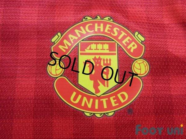 Photo6: Manchester United 2012-2013 Home Authentic Long Sleeve Shirt #11 Giggs w/tags (6)