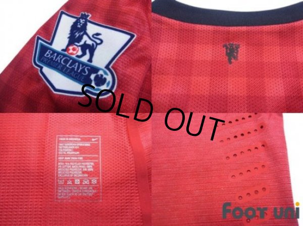 Photo8: Manchester United 2012-2013 Home Authentic Long Sleeve Shirt #11 Giggs w/tags (8)