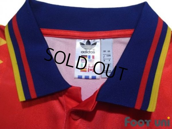 Photo5: Spain 1994 Home Reprint Shirt #15 (5)