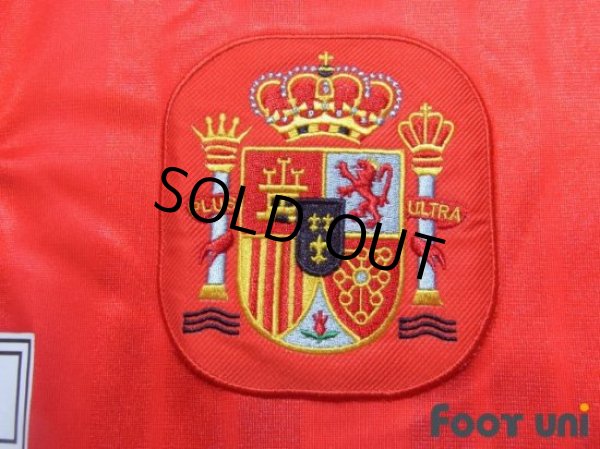Photo6: Spain 1994 Home Reprint Shirt #15 (6)