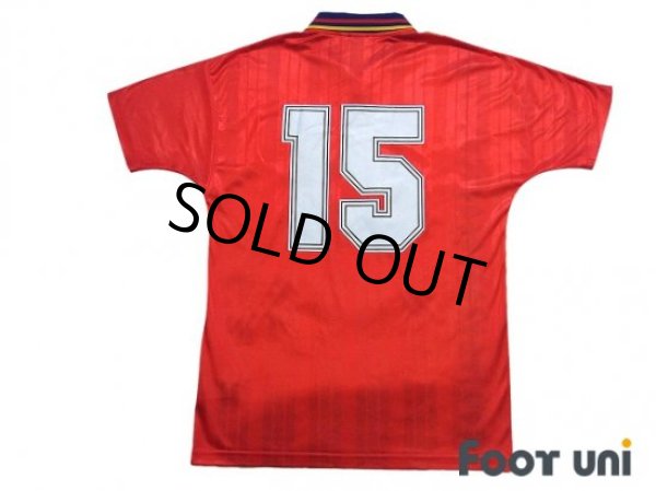 Photo2: Spain 1994 Home Reprint Shirt #15 (2)