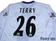 Photo4: Chelsea 2003-2005 Away Long Sleeve Shirt #26 Terry Premier League Patch/Badge w/tags (4)