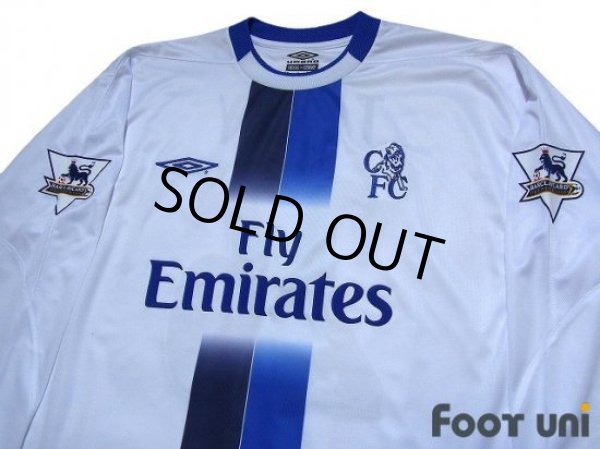 Photo3: Chelsea 2003-2005 Away Long Sleeve Shirt #26 Terry Premier League Patch/Badge w/tags (3)