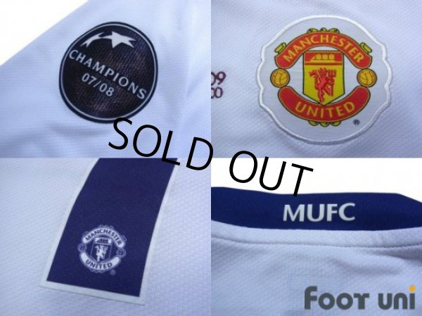 Photo7: Manchester United 2008-2009 Away Shirt #7 Ronaldo CL final embroidery (7)