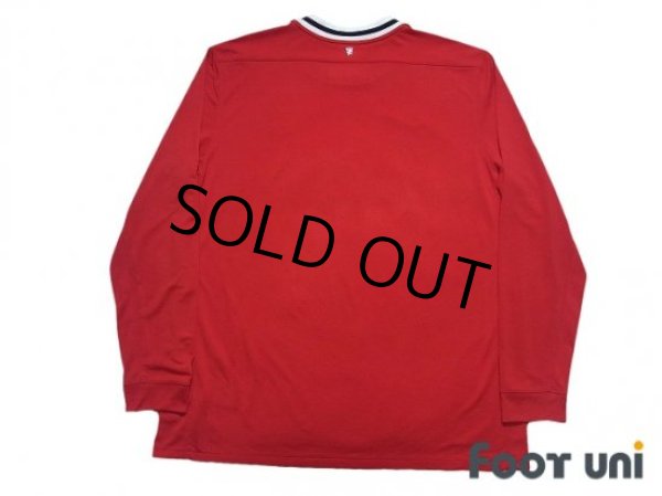 Photo2: Manchester United 2011-2012 Home Long Sleeve Shirt (2)