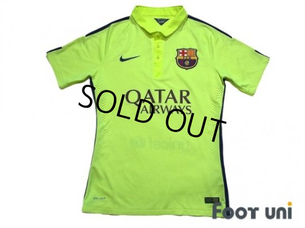 Photo1: FC Barcelona 2014-2015 3rd Authentic Shirt (1)