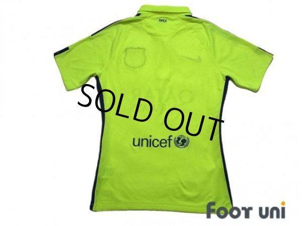 Photo2: FC Barcelona 2014-2015 3rd Authentic Shirt (2)