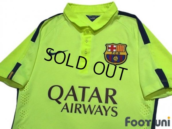 Photo3: FC Barcelona 2014-2015 3rd Authentic Shirt (3)