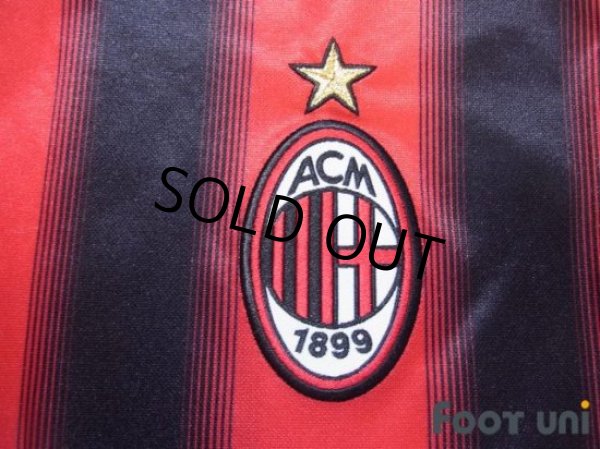 Photo5: AC Milan 2004-2005 Home Long Sleeve Shirt Champions League Patch/Badge (5)