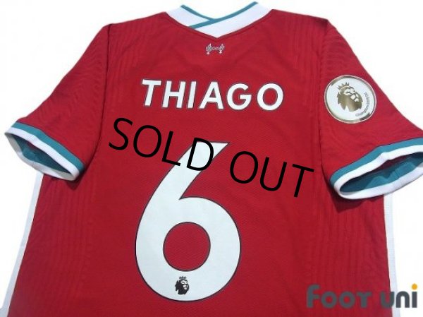 Photo4: Liverpool 2020-2021 Home Authentic Shirt #6 Thiago Alcantara w/tags (4)