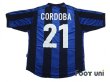 Photo2: Inter Milan 1999-2000 Home Shirt #21 Ivan Cordoba (2)