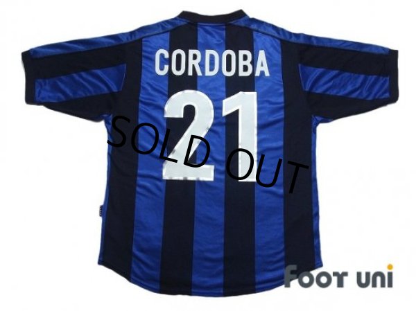 Photo2: Inter Milan 1999-2000 Home Shirt #21 Ivan Cordoba (2)
