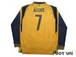 Photo2: Arsenal 2016-2017 Away Long Sleeve Shirt #7 Alexis Sanchez w/tags (2)