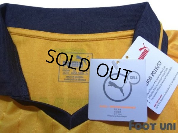 Photo5: Arsenal 2016-2017 Away Long Sleeve Shirt #7 Alexis Sanchez w/tags (5)