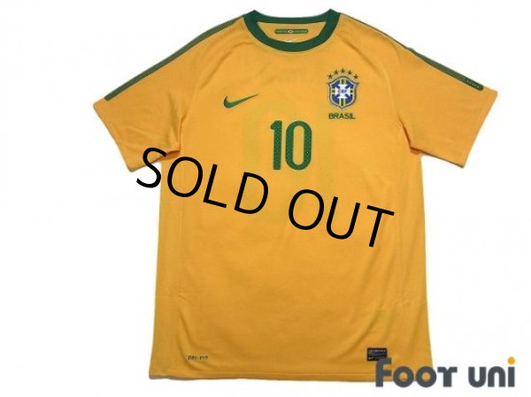 Photo1: Brazil 2010 Home Shirt #10 Kaka (1)