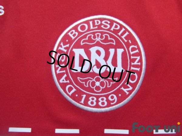 Photo6: Denmark 2010 Home Shirt #9 Tomasson (6)