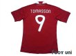 Photo2: Denmark 2010 Home Shirt #9 Tomasson (2)