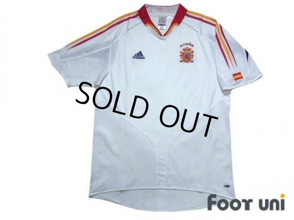 Photo1: Spain Euro 2004 Away Shirt (1)