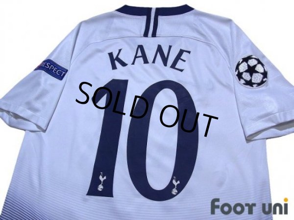Photo4: Tottenham Hotspur 2018-2019 Home Shirt #10 Harry Kane Champions League Patch/Badge (4)