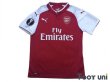 Photo1: Arsenal 2017-2018 Home Shirt #6 Koscielny  EL Patch/Badge w/tags (1)