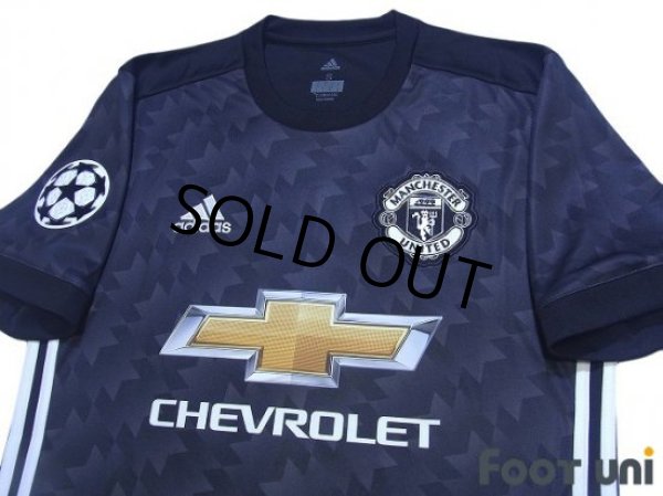 Photo3: Manchester United 2017-2018 Away Shirt #6 Pogba Champions League Patch/Badge w/tags (3)