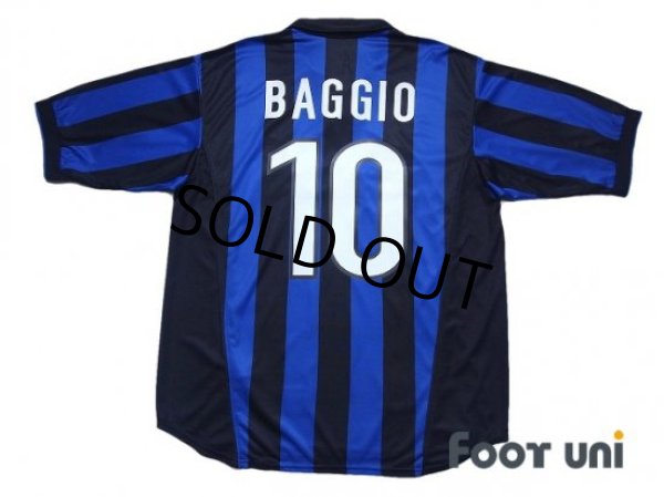 Photo2: Inter Milan 1998-1999 Home Shirt #10 Roberto Baggio (2)