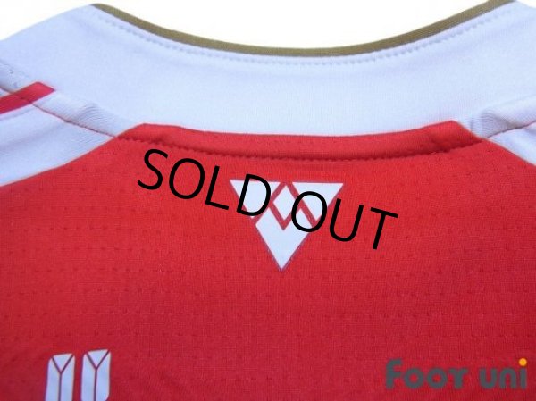 Photo6: Arsenal 2015-2016 Home Authentic Shirt #11 Özil (6)