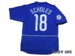 Photo2: Manchester United 2002-2003 3rd Shirt #18 Scholes w/tags (2)