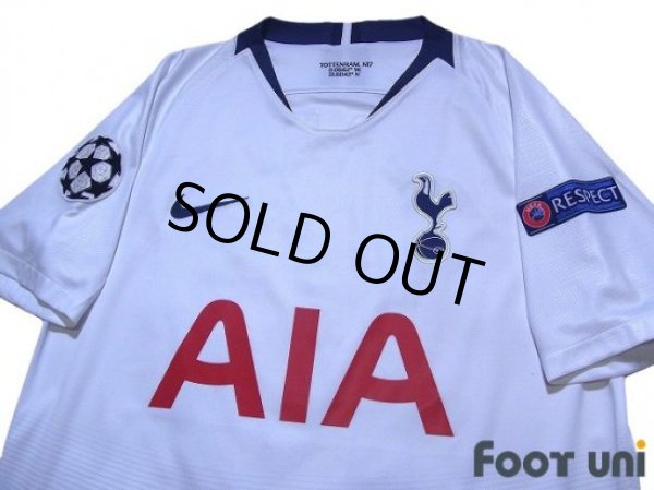 Photo3: Tottenham Hotspur 2018-2019 Home Shirt #10 Harry Kane Champions League Patch/Badge (3)
