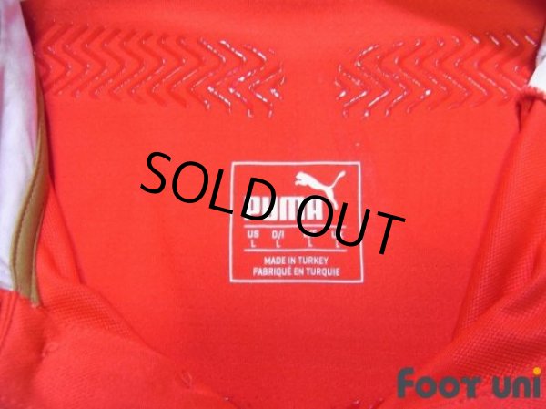 Photo5: Arsenal 2015-2016 Home Authentic Shirt #11 Özil (5)