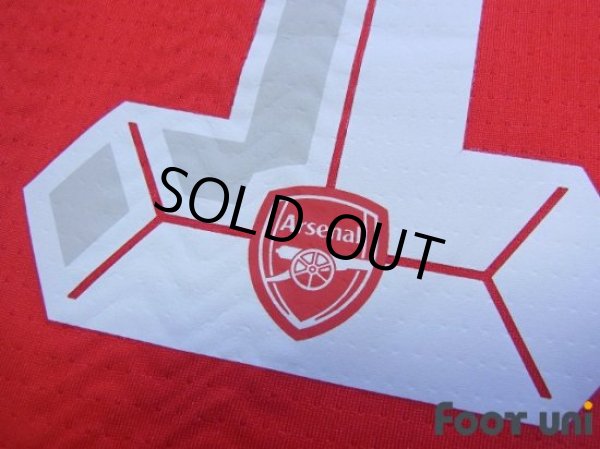 Photo7: Arsenal 2015-2016 Home Authentic Shirt #11 Özil (7)