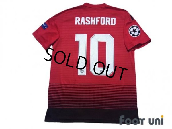 Photo2: Manchester United 2018-2019 Home Shirt #10 Rashford w/tags (2)