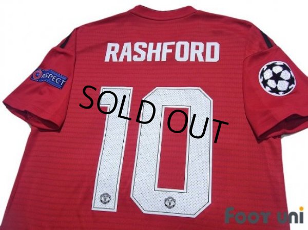 Photo4: Manchester United 2018-2019 Home Shirt #10 Rashford w/tags (4)