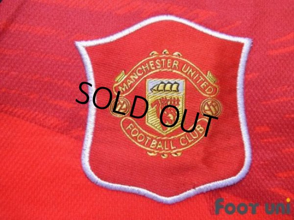Photo6: Manchester United 1994-1996 Home Shirt (6)