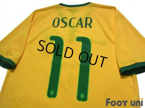 Photo4: Brazil 2014 Home Shirt #11 Oscar (4)