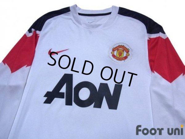 Photo3: Manchester United 2010-2011 Away Long Sleeve Shirt (3)