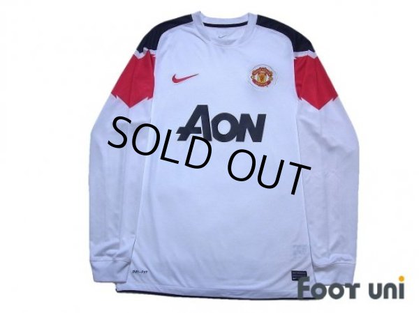 Photo1: Manchester United 2010-2011 Away Long Sleeve Shirt (1)